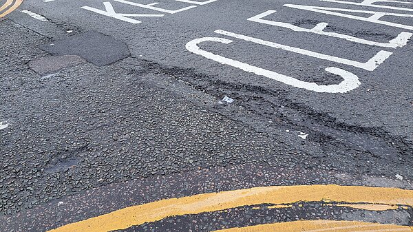 Pothole on St Albans Road